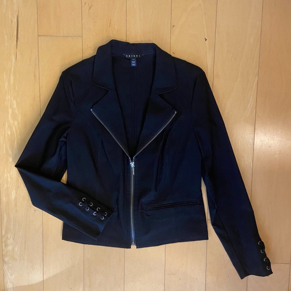 Tribal Black Designer Jacket